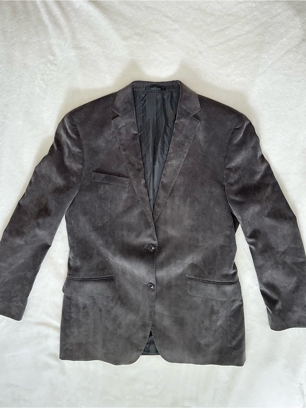 Calvin Klein Charcoal Velvet Sport Coat